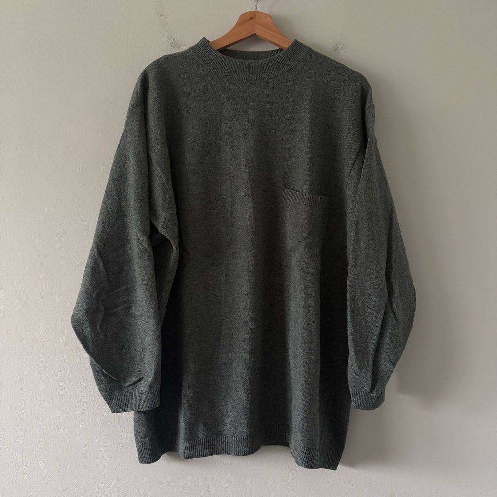 Vintage United Colors Of Benetton Lambs Wool Sweater Mens Large Italy 90s Knit